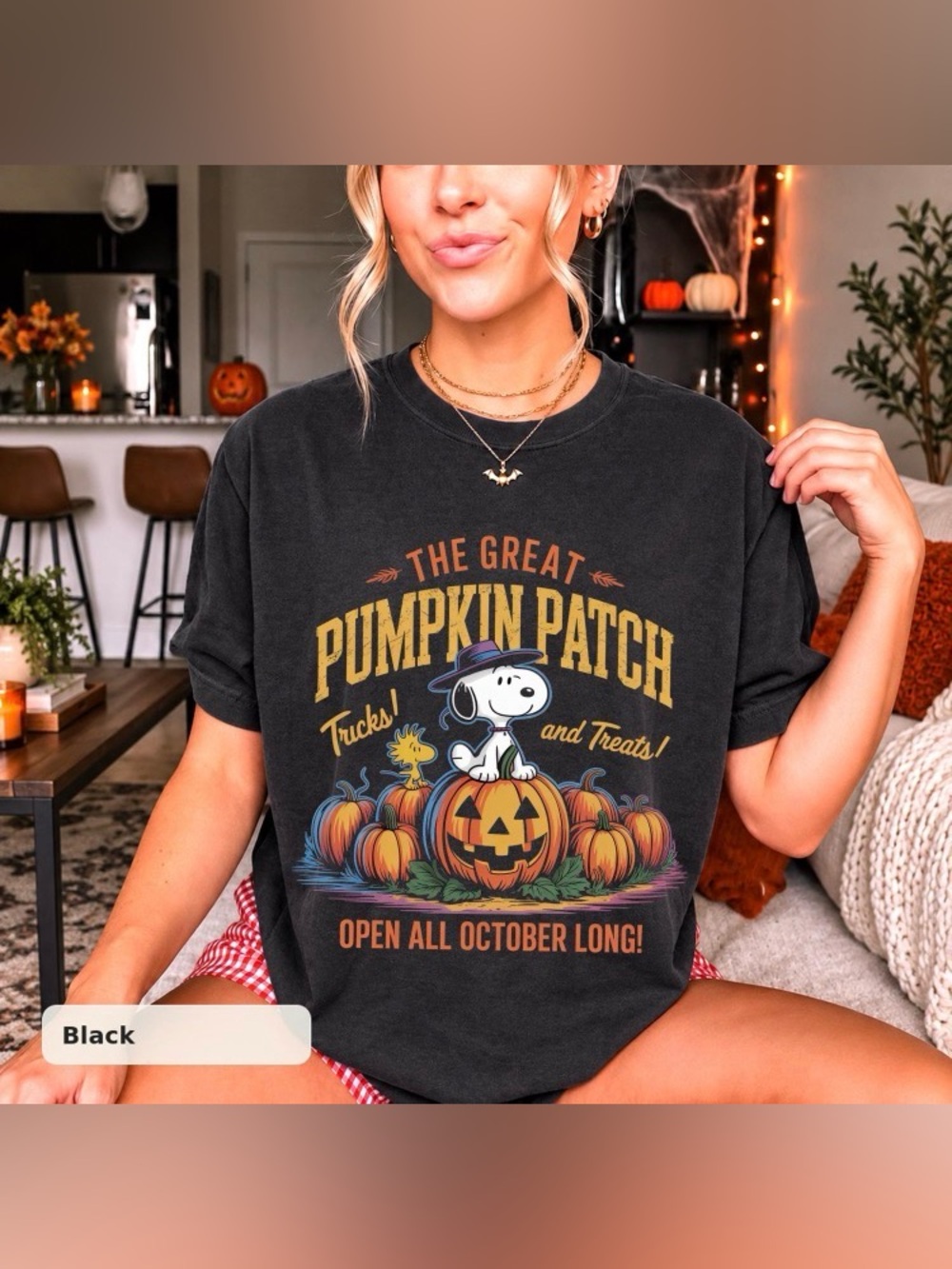 Pumpkin Patch Graphic Tee, Sun Springer Snoopy Baseball John Daplin Graphic Tee